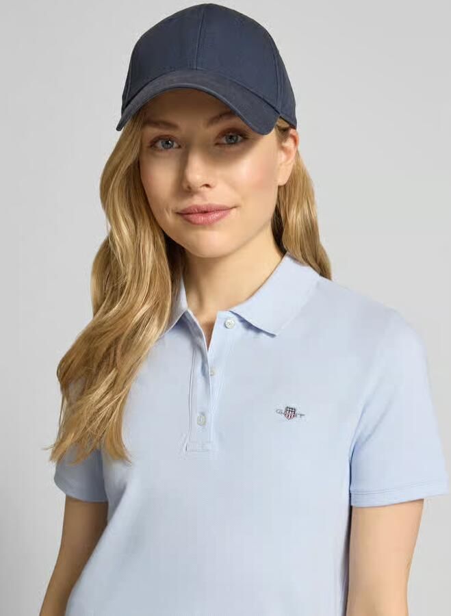 Gant poloshirt met gestikt logo en polokraag