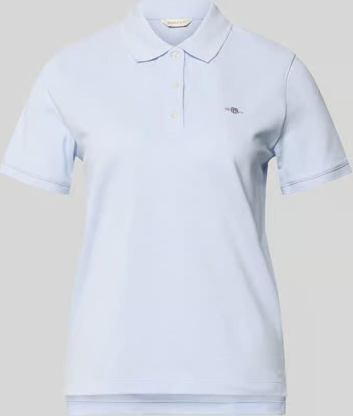 Gant poloshirt met gestikt logo en polokraag - Foto 2