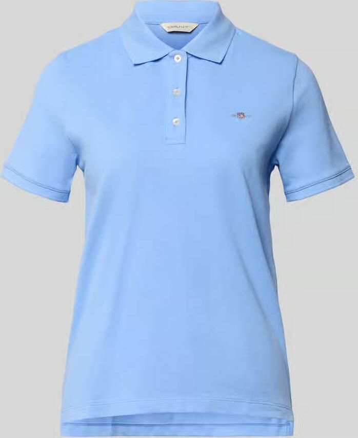 Gant poloshirt met gestikt logo en polokraag - Foto 2