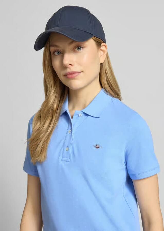 Gant poloshirt met gestikt logo en polokraag