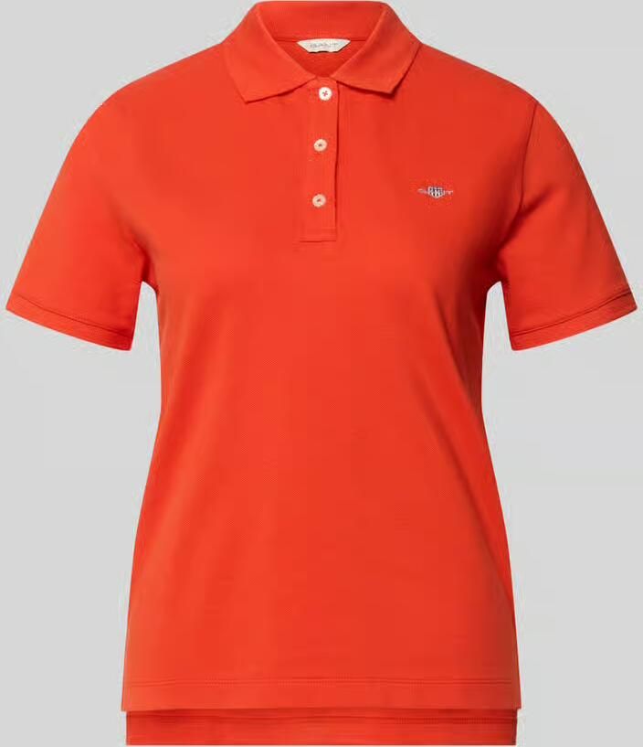 Gant poloshirt met gestikt logo en polokraag - Foto 2