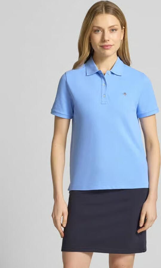 Gant poloshirt met gestikt logo en polokraag - Foto 2