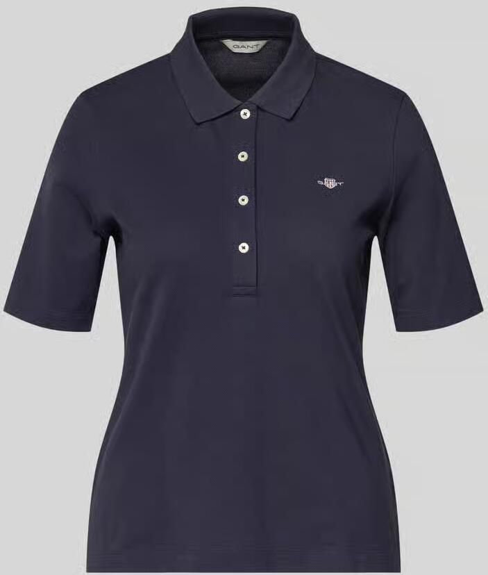Gant Poloshirt SLIM SHIELD KA PIQUE POLO met geborduurd grafisch logo op de borst - Foto 8