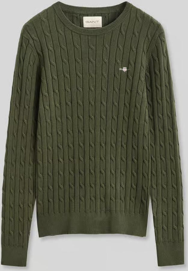 Gant Pullover met gestikt logo