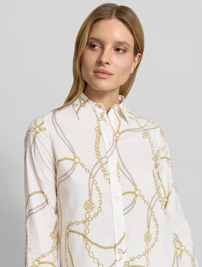 Gant regular fit blouse in all-over look - Foto 5