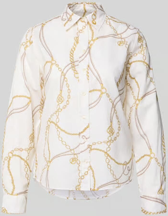 Gant regular fit blouse in all-over look - Foto 4