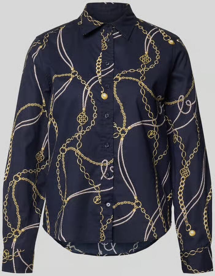 Gant regular fit blouse in all-over look - Foto 3
