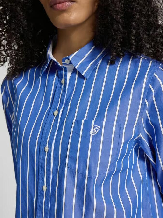 Gant Regular fit Blouse met borstzak en labelstitching - Foto 2