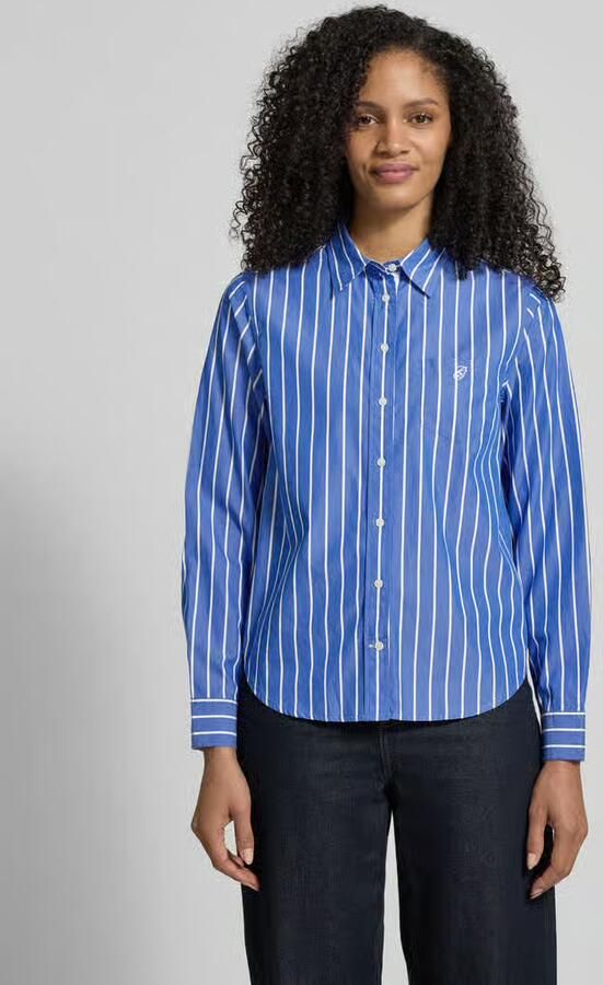 Gant Regular fit Blouse met borstzak en labelstitching - Foto 5