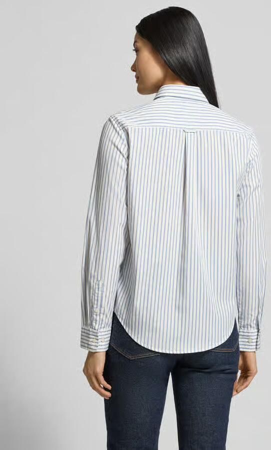 Gant Regular fit blouse met labelstitching