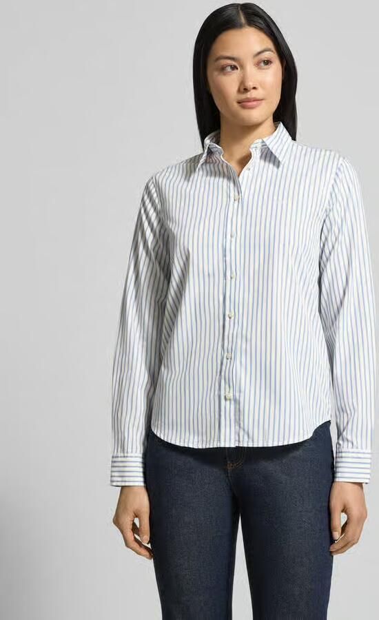 Gant Regular fit blouse met labelstitching - Foto 2