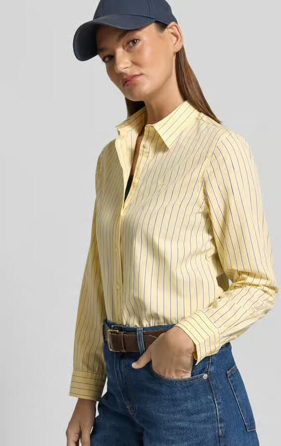 Gant Regular fit blouse met labelstitching Model 'ONEBUY' - Foto 2