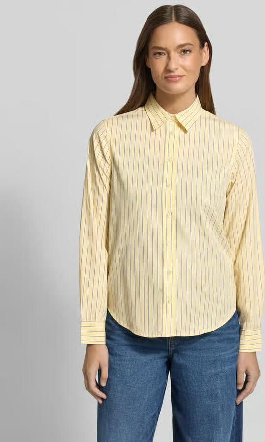 Gant Regular fit blouse met labelstitching Model 'ONEBUY' - Foto 3
