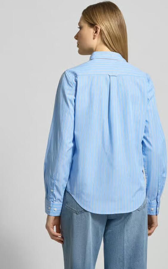Gant Regular fit blouse met labelstitching Model 'ONEBUY'