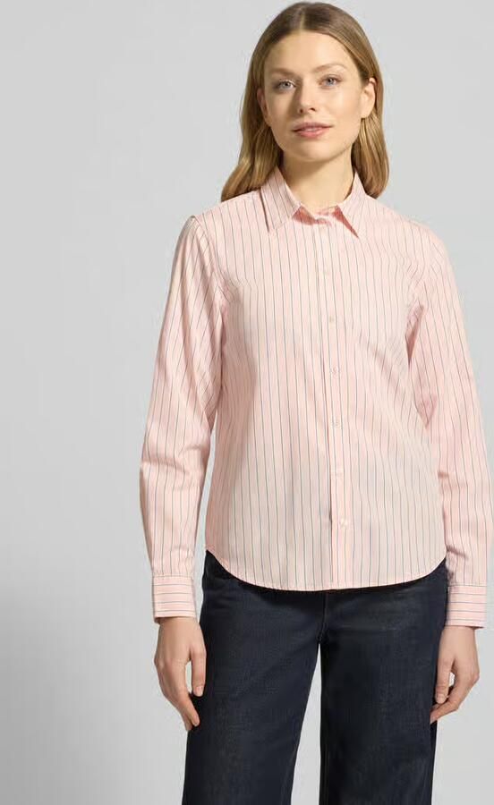 Gant Regular fit blouse met labelstitching Model 'ONEBUY' - Foto 4