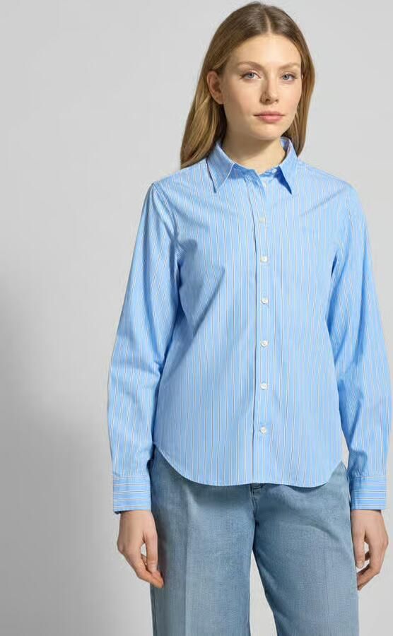 Gant Regular fit blouse met labelstitching Model 'ONEBUY' - Foto 4