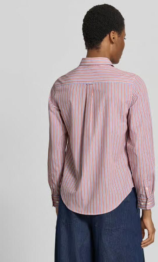 Gant regular fit blouse met lange mouwen van puur katoen - Foto 3