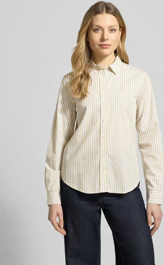Gant Regular fit blouse met streepmotief en Labelstitching - Foto 3
