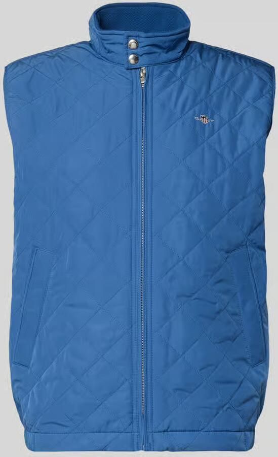 Gant Regular Fit bodywarmer met opstaande kraag in doorgestikte look - Foto 2