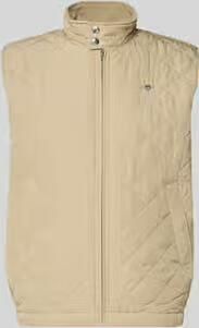 Gant Regular Fit bodywarmer met opstaande kraag in doorgestikte look