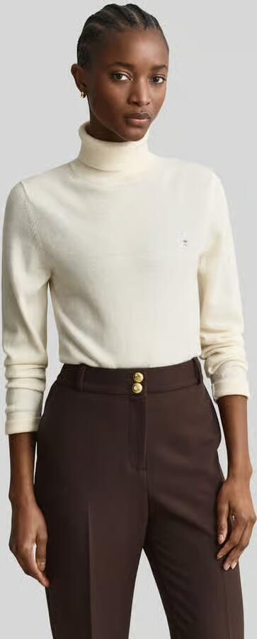 Gant Regular fit coltrui van wolmix - Foto 3