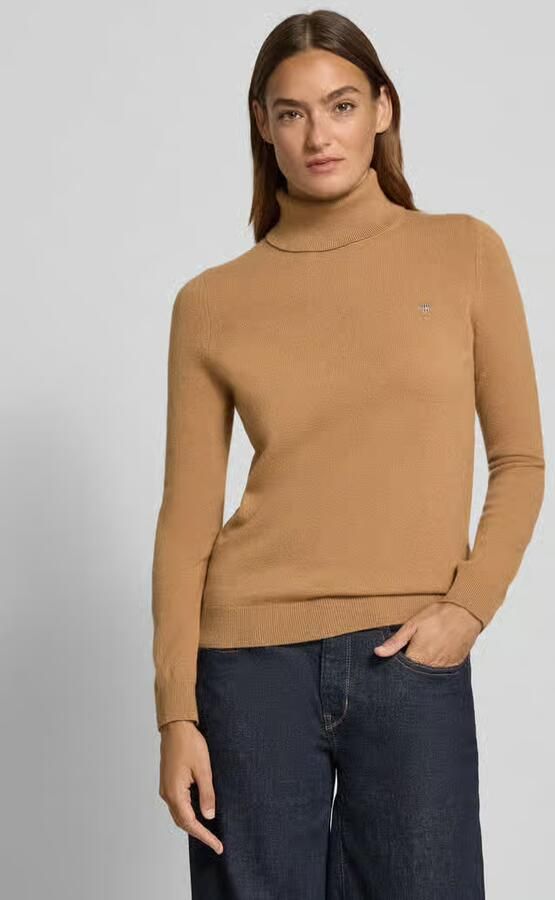 Gant Regular fit coltrui van wolmix model 'Extrafine' - Foto 2