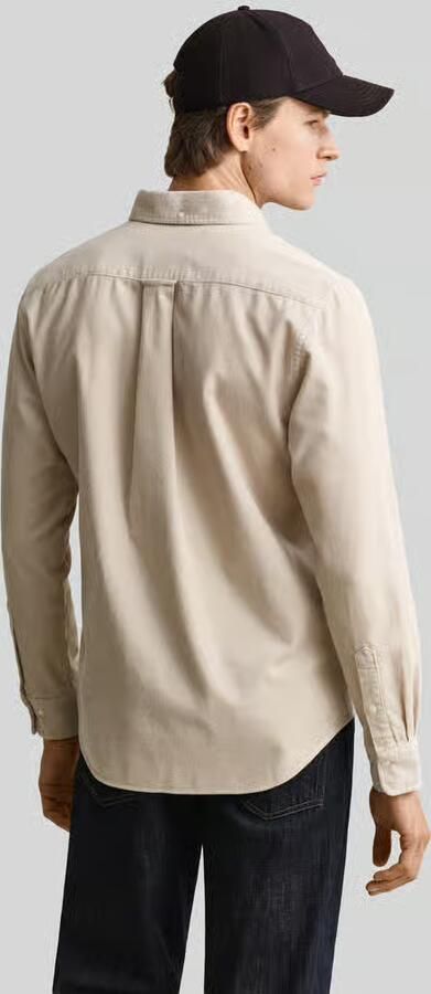 Gant Regular fit corduroy overhemd met gestikt logo - Foto 3