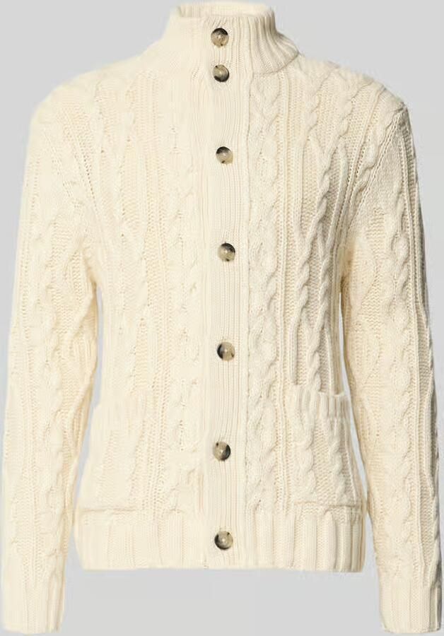 Gant Regular fit gebreid jack met wol