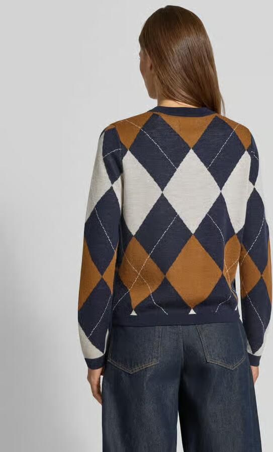 Gant Regular fit gebreid jack van pure wol - Foto 2
