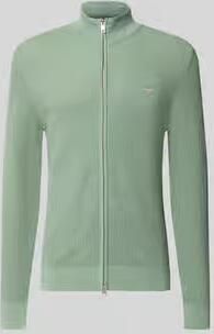 Gant regular fit gebreid jack van puur katoen