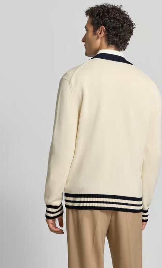 Gant regular fit gebreid jack van puur katoen