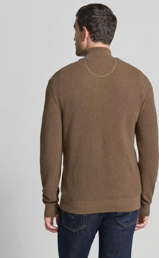 Gant regular fit gebreid jack van puur katoen - Foto 2
