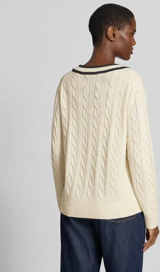 Gant regular fit gebreide trui van zuivere wol - Foto 3