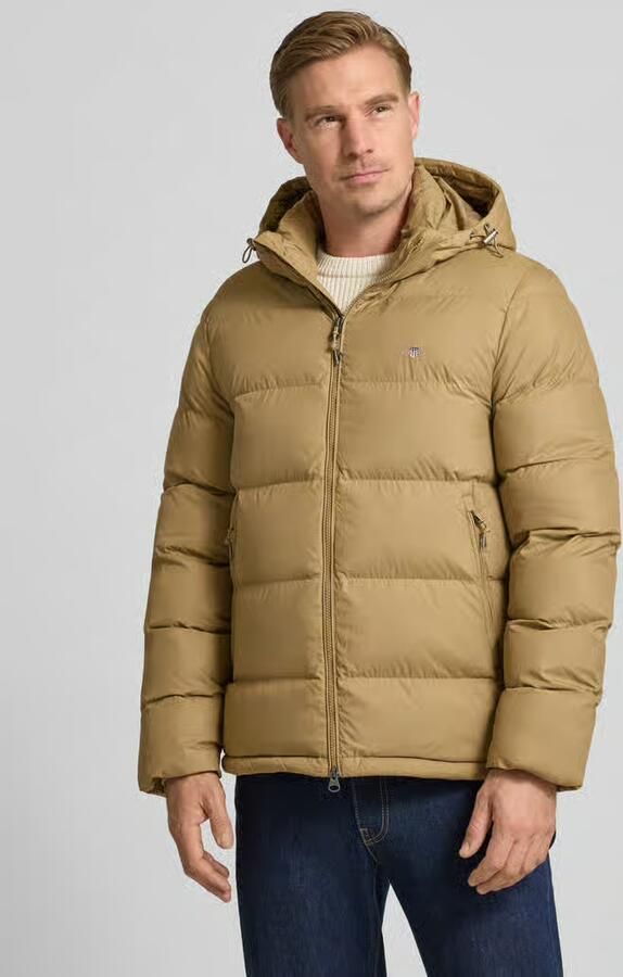 Gant Gewatteerde jas ACTIVE CLOUD JACKET regular fit afneembare capuchon 2-weg ritssluiting - Foto 4