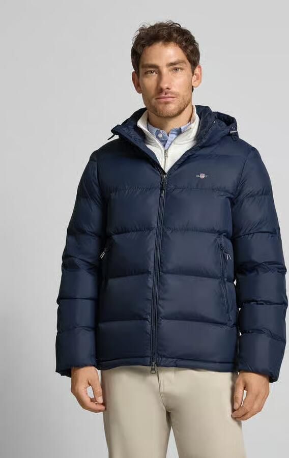Gant Gewatteerde jas ACTIVE CLOUD JACKET regular fit afneembare capuchon 2-weg ritssluiting - Foto 9