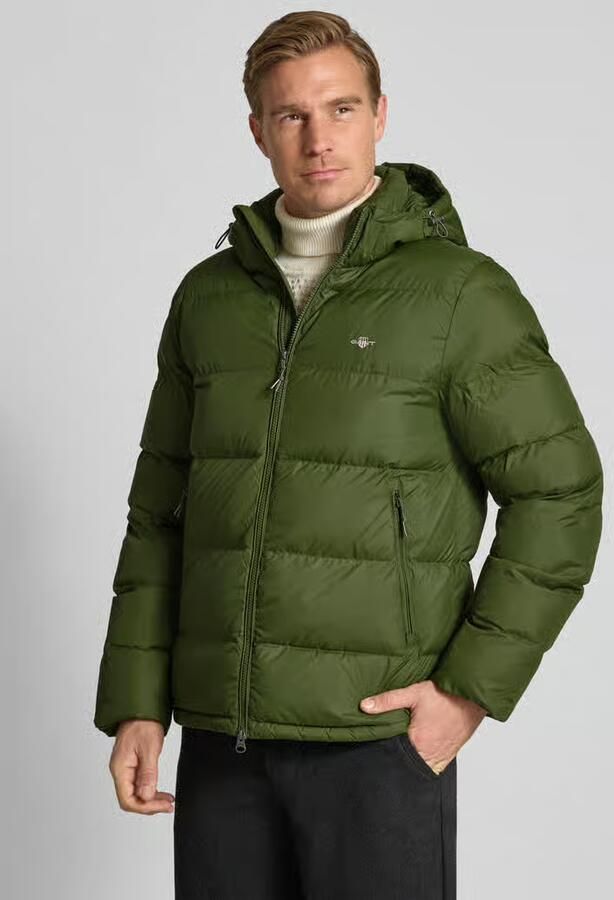 Gant Gewatteerde jas ACTIVE CLOUD JACKET regular fit afneembare capuchon 2-weg ritssluiting - Foto 3