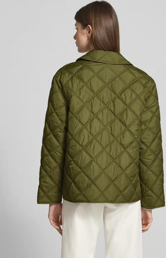 Gant Regular fit gewatteerd jack met platte kraag model 'Quilted'