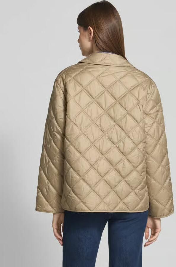 Gant Regular fit gewatteerd jack met platte kraag model 'Quilted'