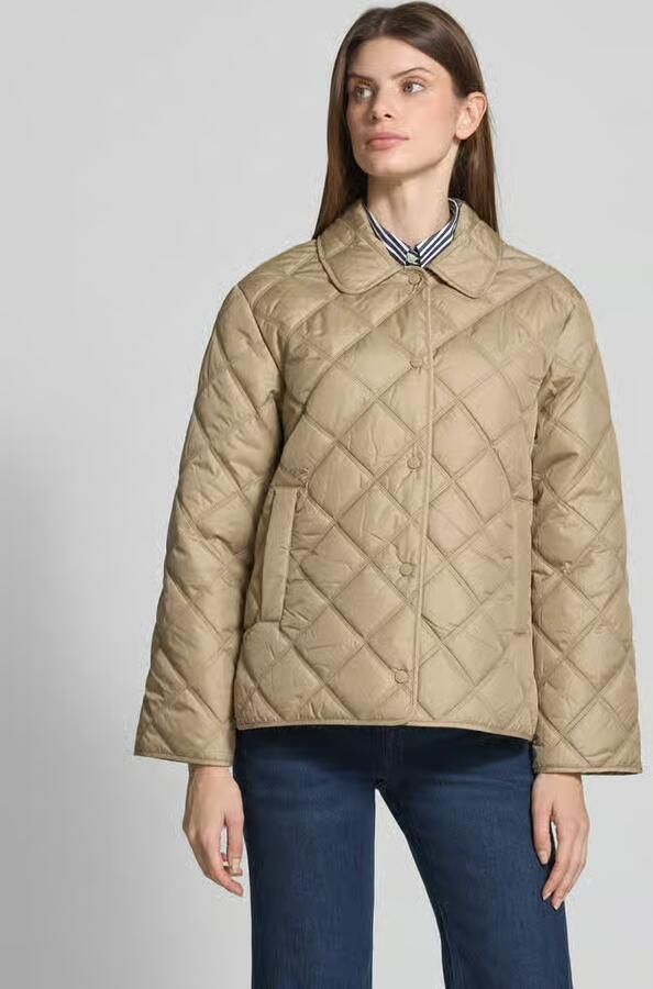 Gant Regular fit gewatteerd jack met platte kraag model 'Quilted' - Foto 2