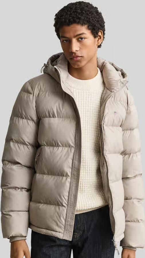 Gant Regular fit gewatteerd jack met tweewegritssluiting - Foto 2