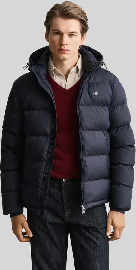 Gant Regular fit gewatteerd jack met tweewegritssluiting - Foto 2