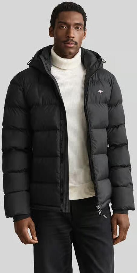 Gant Regular fit gewatteerd jack met tweewegritssluiting - Foto 3