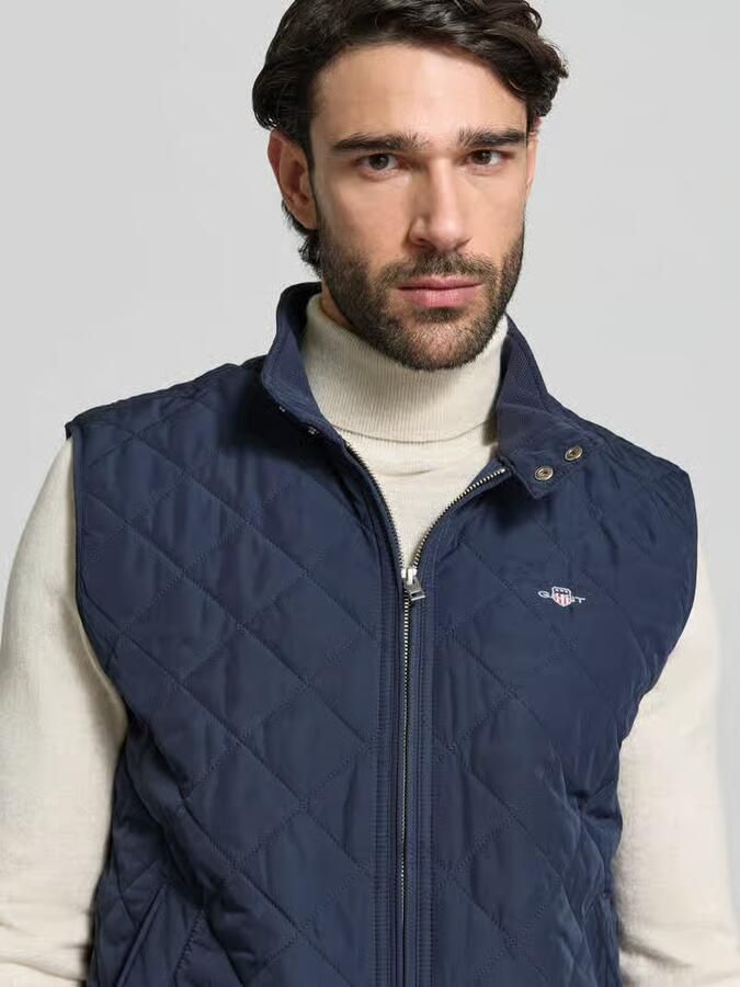Gant Bodywarmer QUILTED WINDCHEATER VEST met wattering van gerecycled polyester
