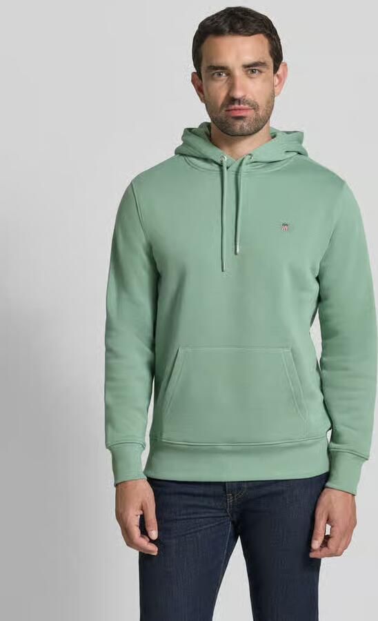 Gant regular fit hoodie van katoenmix - Foto 3