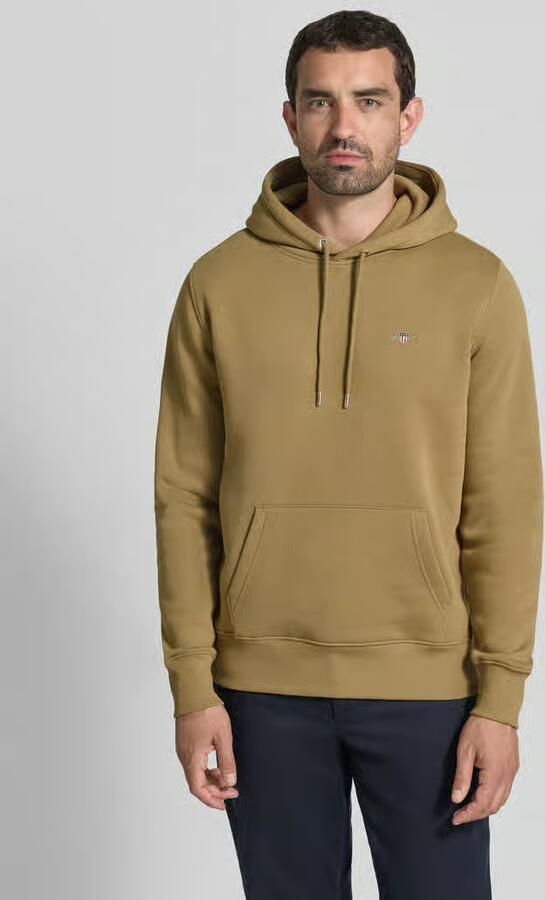 Gant regular fit hoodie van katoenmix - Foto 3
