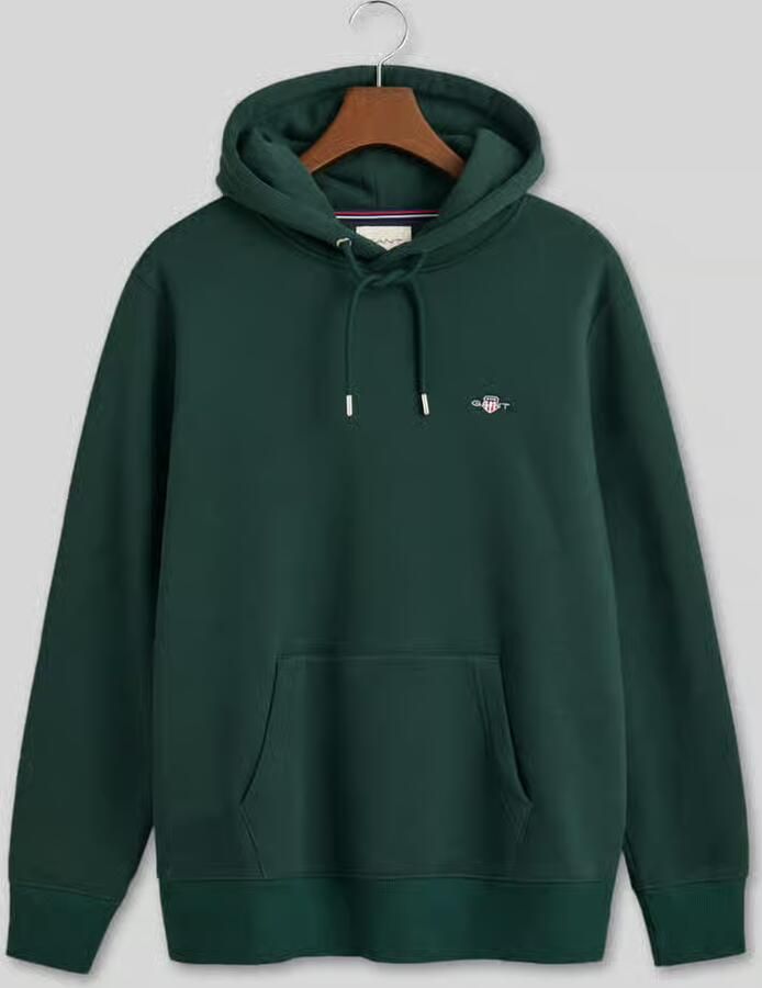 Gant Hoodie REG SHIELD HOODIE met logoborduursel op borsthoogte - Foto 9