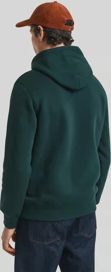 Gant Hoodie REG SHIELD HOODIE met logoborduursel op borsthoogte - Foto 12