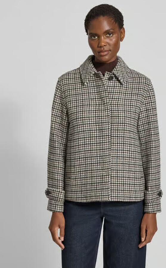 Gant Regular fit jack van katoenmix model 'Checked' - Foto 2