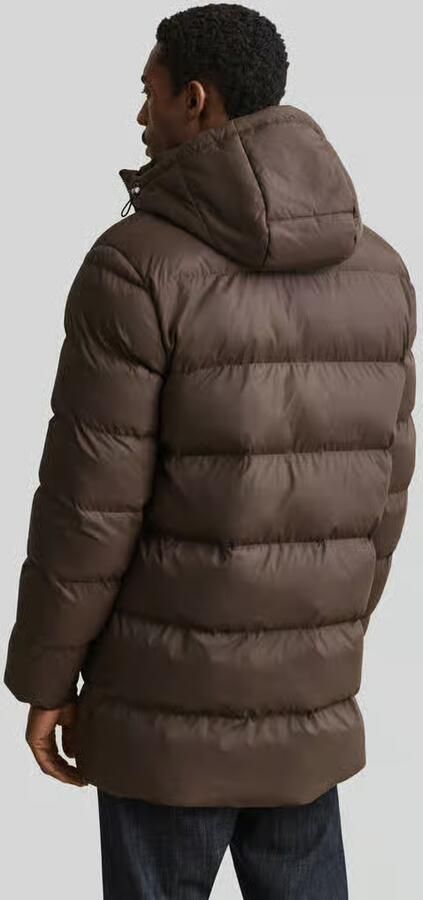 Gant Regular fit jack van polyester met afneembare capuchon - Foto 3