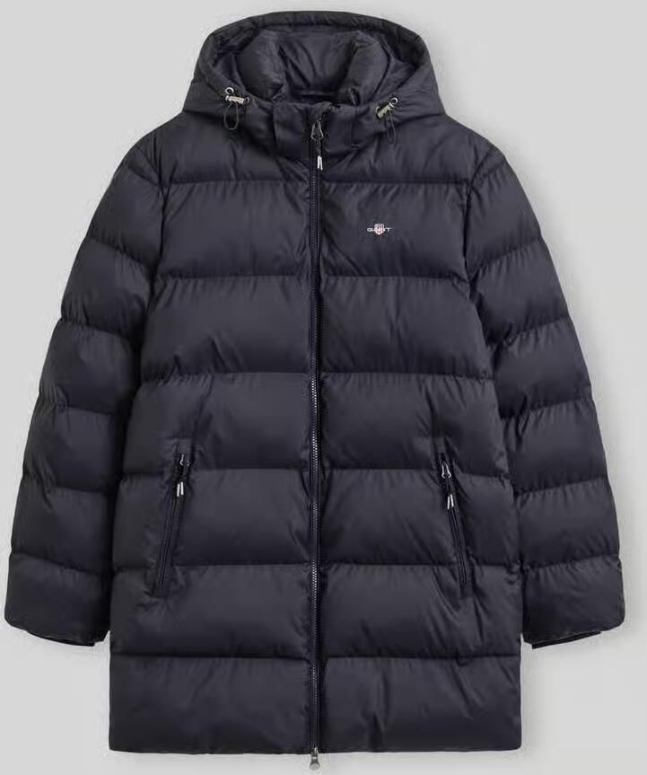 Gant Regular fit jack van polyester met afneembare capuchon